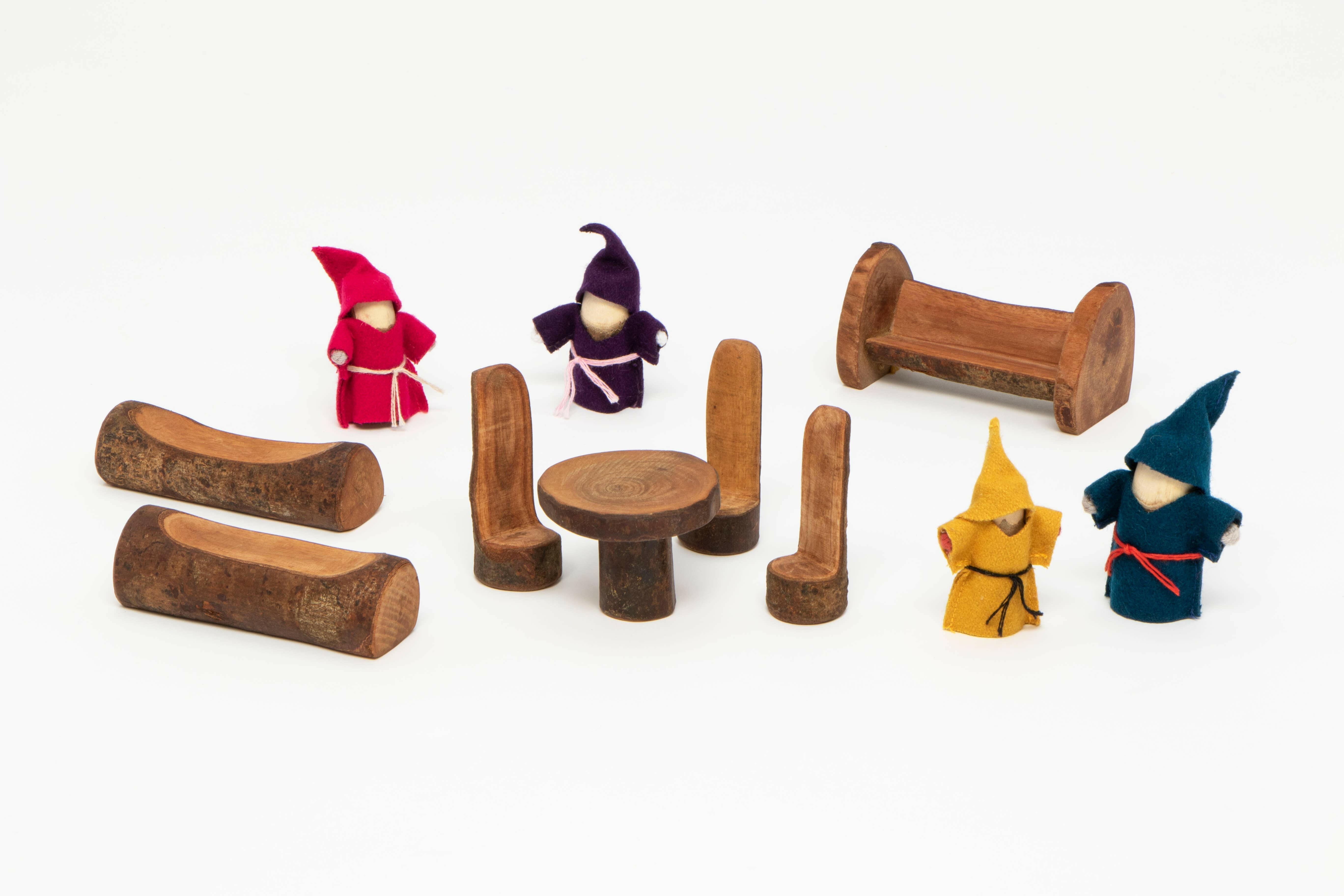 Branch Family and furniture Combo Dollhouse Furniture Tree Blocks
