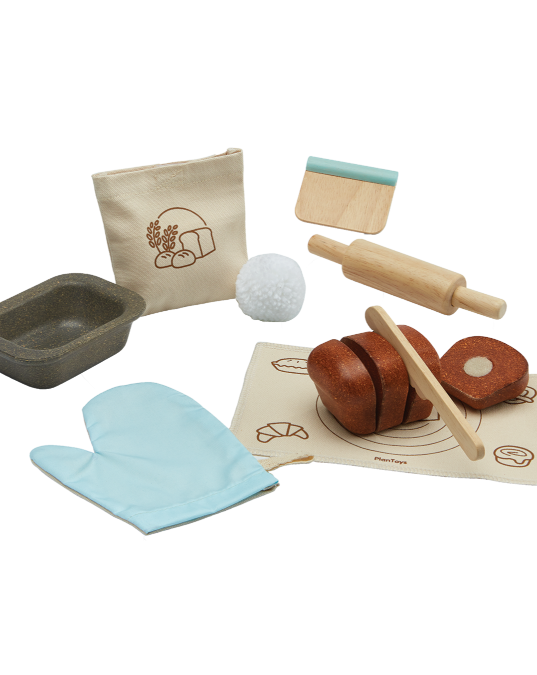 Bread Loaf Set Pretend Play PlanToys