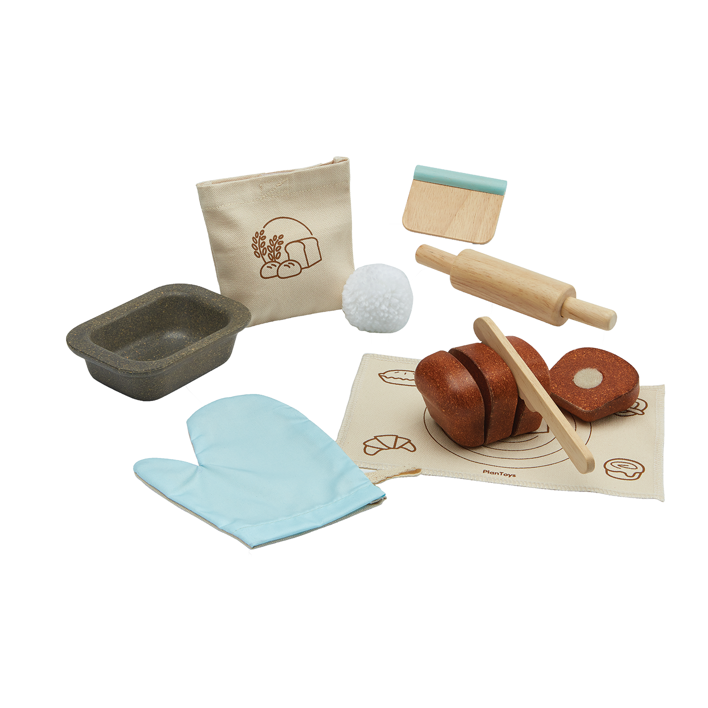 Bread Loaf Set Pretend Play PlanToys