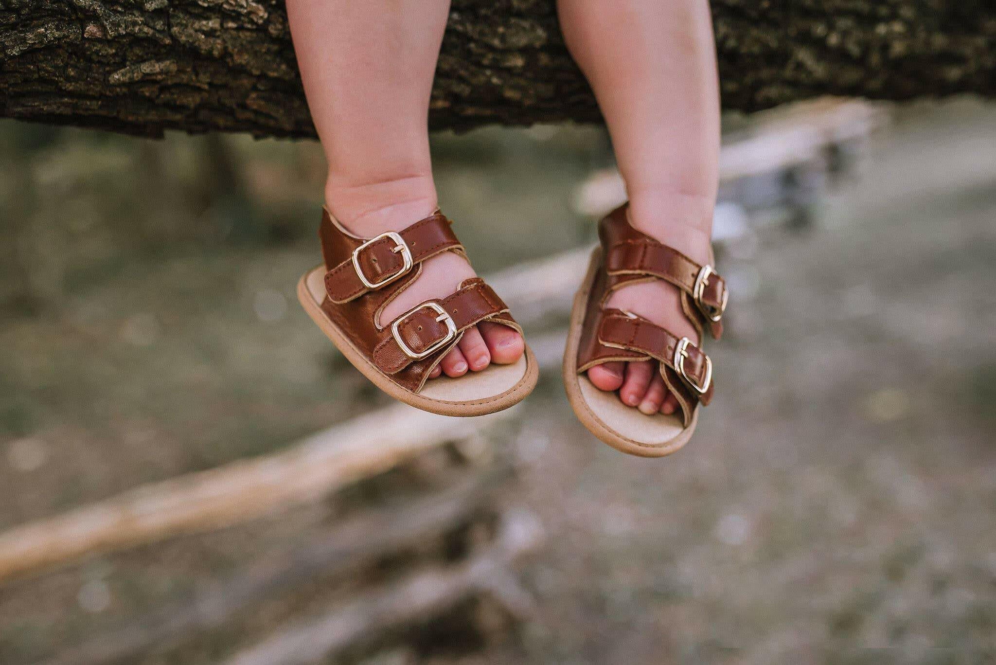 Brown Charley Sandals Shoes Little Love Bug Co.