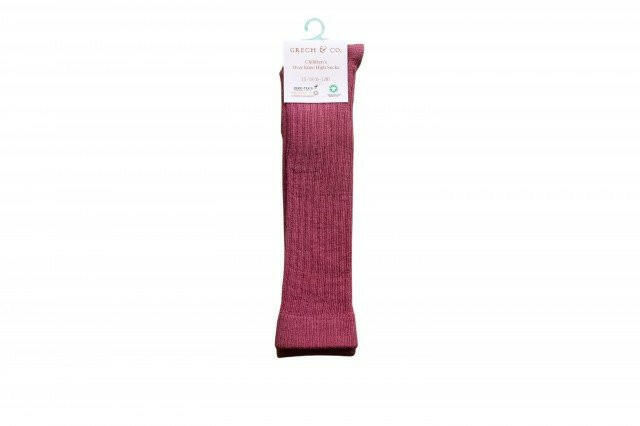 Organic Cotton Knee High Socks - Burlwood Socks Grech & Co.