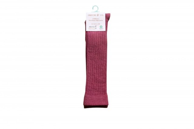 Organic Cotton Knee High Socks - Burlwood