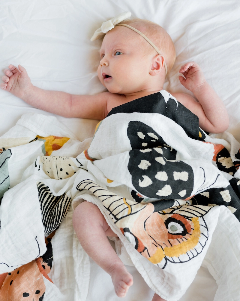 Butterfly Collector Swaddle Baby Essentials Clementine Kids