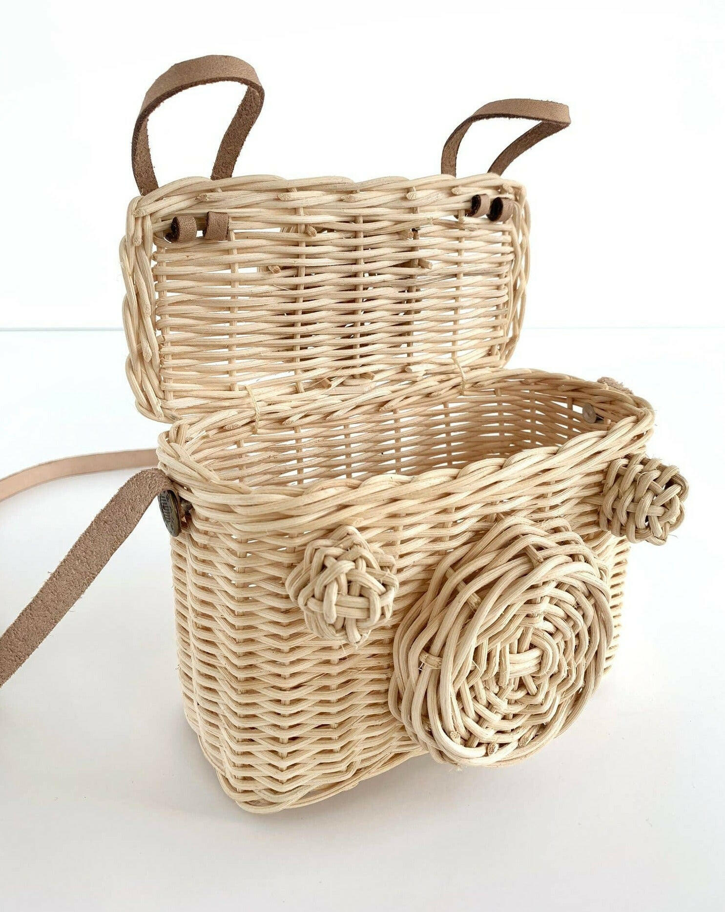 JEPRET MARLON - Rattan Camera Bag Nursery Decor Kleine Tijntje