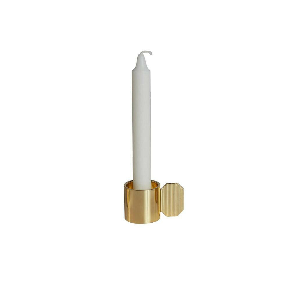 Art Candleholder - Hexagon - Brass OYOY