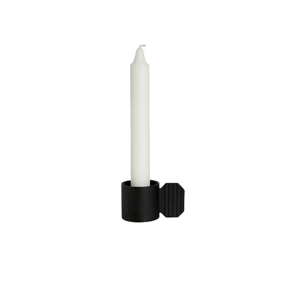 Art Candleholder - Hexagon - Black OYOY