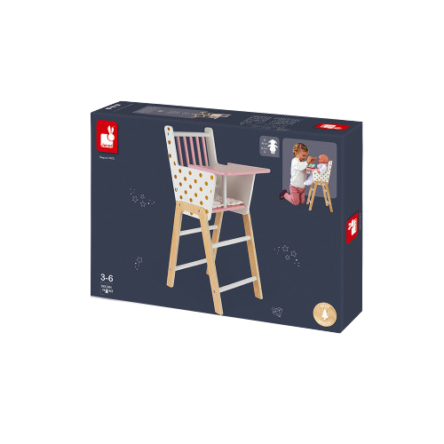 Candy Chic High Chair Doll Furniture Janod