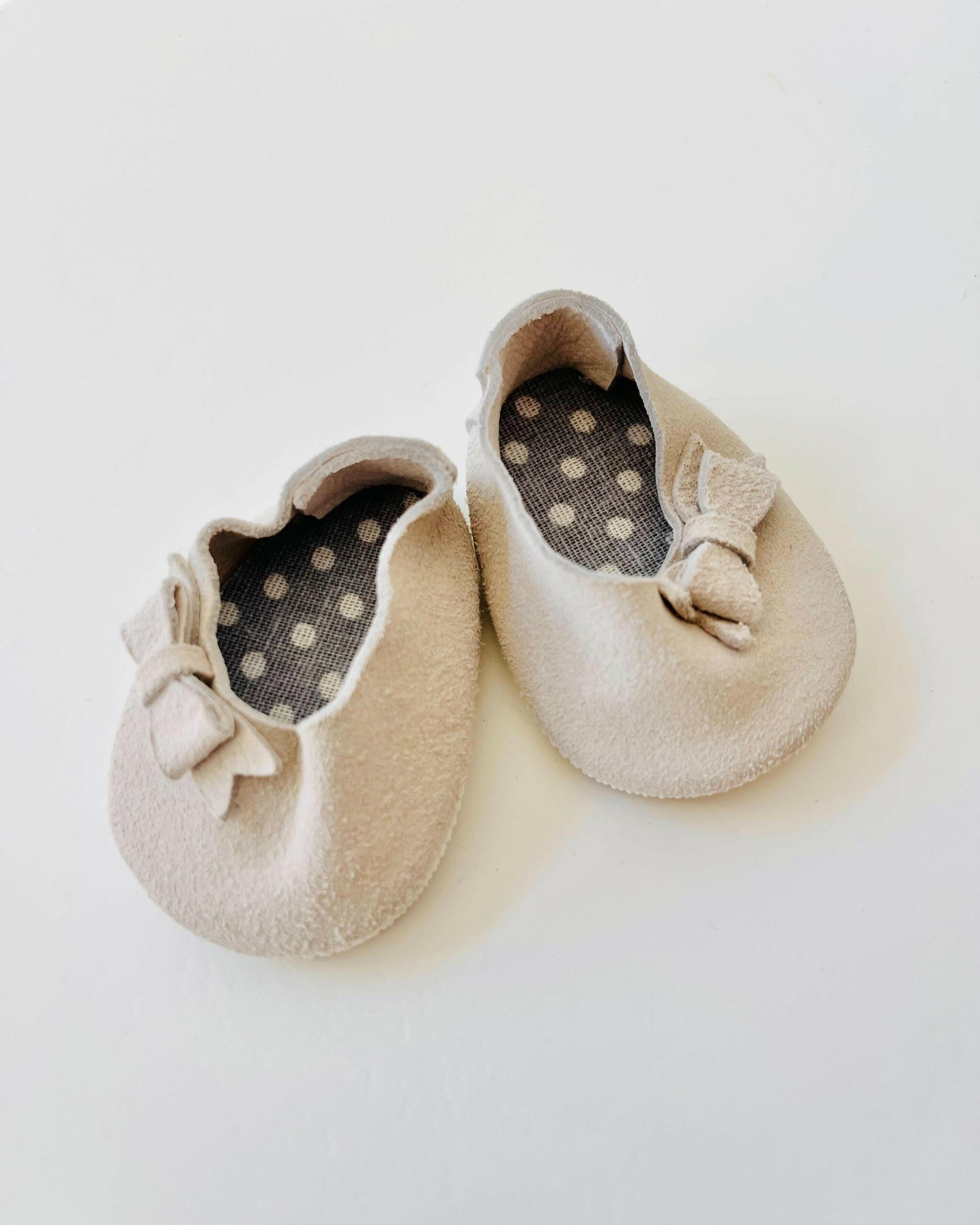 Minikane Doll Shoes Doll Accessories Little Wonder & Co. Suede / Cappuccino