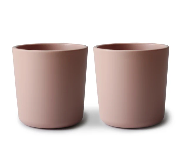 Dinnerware Cup - Set of 2 -Blush feeding Mushie