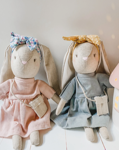 Mini Sofia Bunny - Pink Kids Toys Alimrose