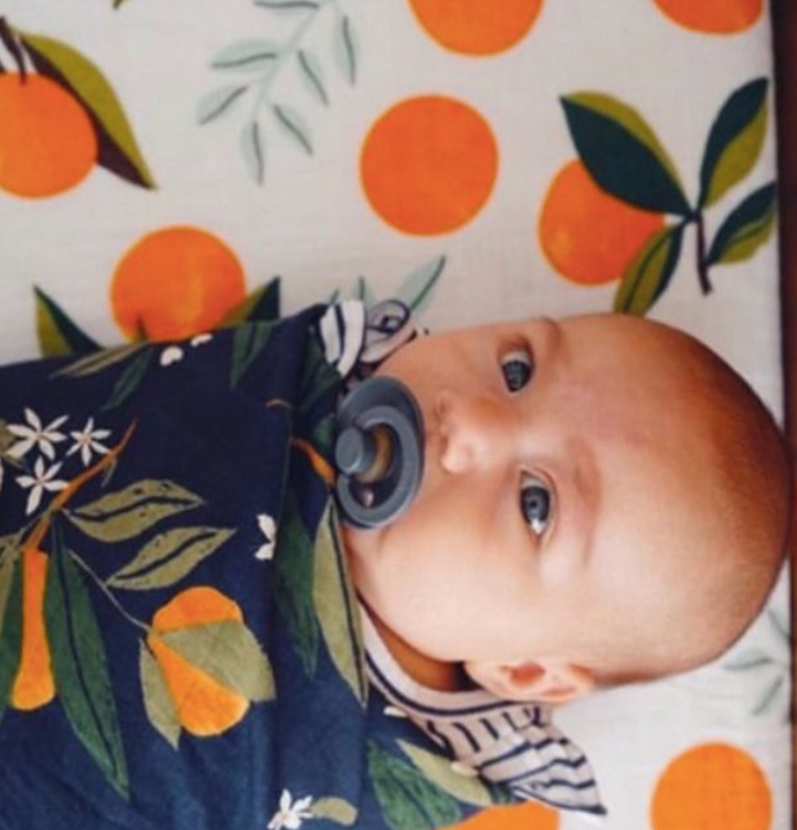 Orange Blossom Swaddle Baby Essentials Clementine Kids