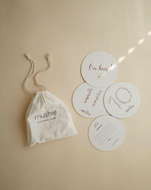 Milestone Cards Baby Essentials Mushie