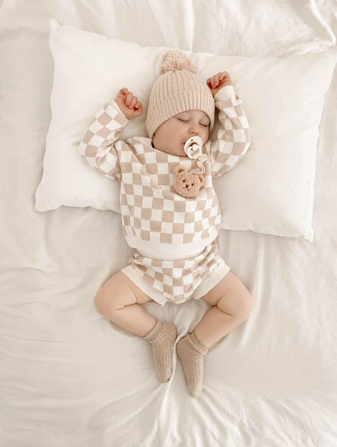 Checkered Jacquard Bloomers  Luna + Luca