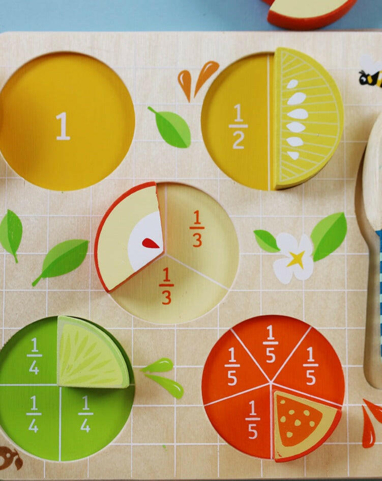 Orange and Lemon Fractions Kids Toys Tender Leaf