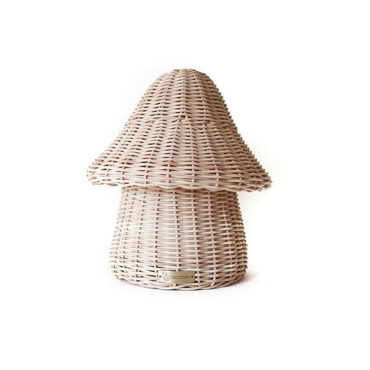Mushroom House Rattan Toys Coconeh