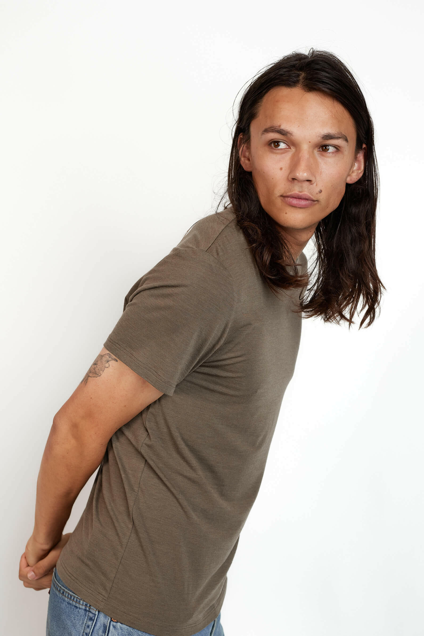Men's Colville Tee Crocodile mens tops Nui Organics