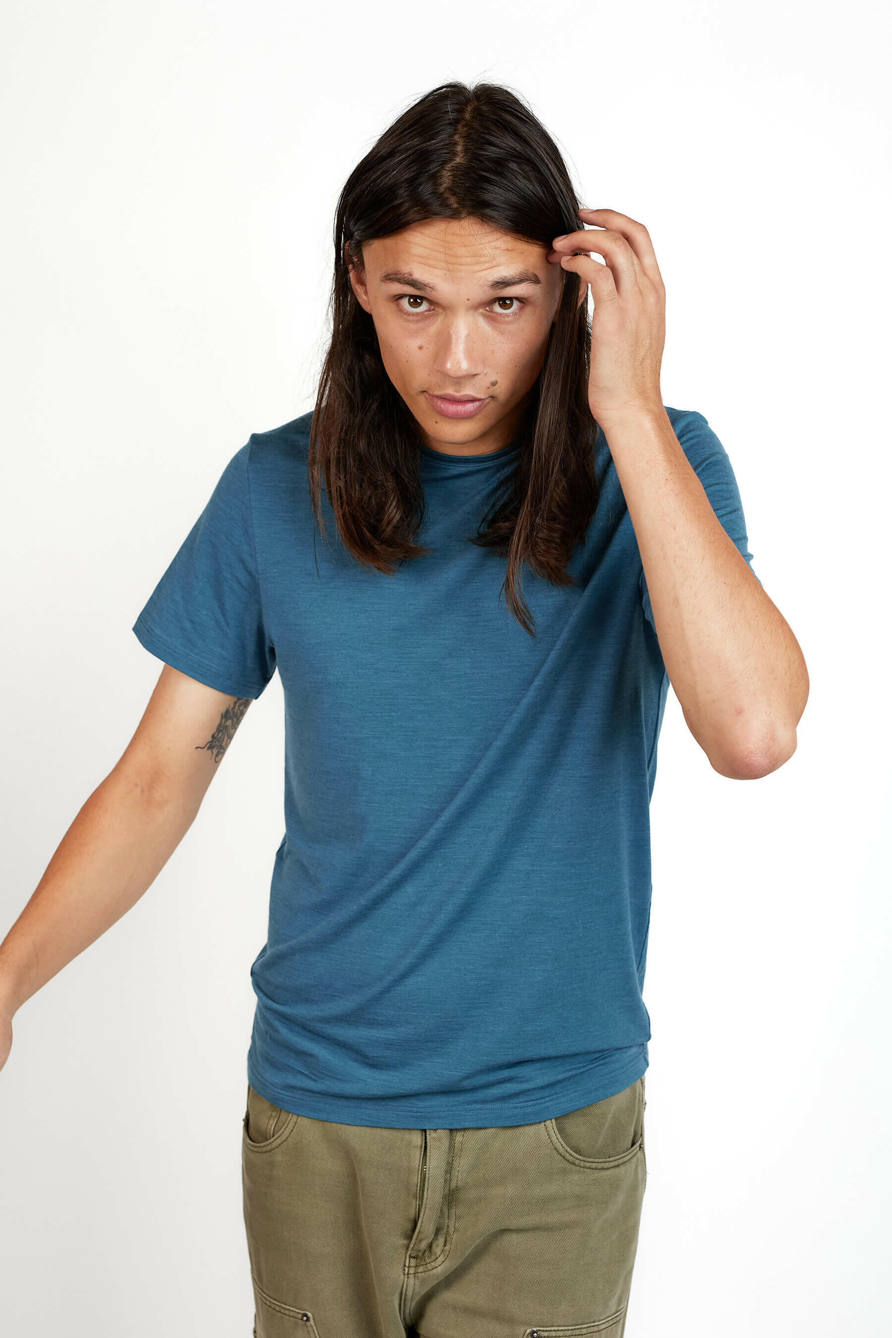 Men's Colville Tee Mallard mens tops Nui Organics