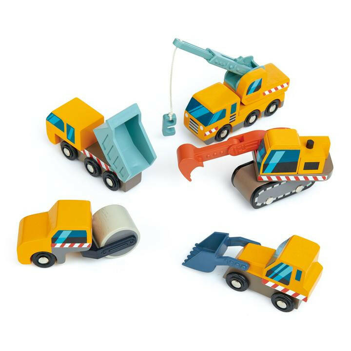 Construction Site Kids Toys Tender Leaf