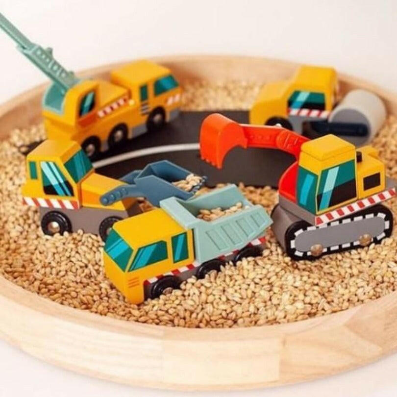 Construction Site Kids Toys Tender Leaf