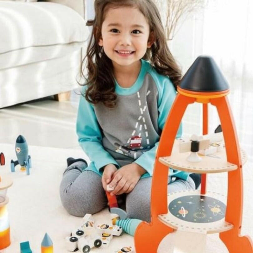 Cosmic Rocket Set Wooden Toys Tender Leaf