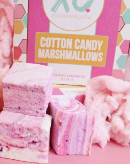 Cotton Candy Marshmallows Valentines XO Marshmallow