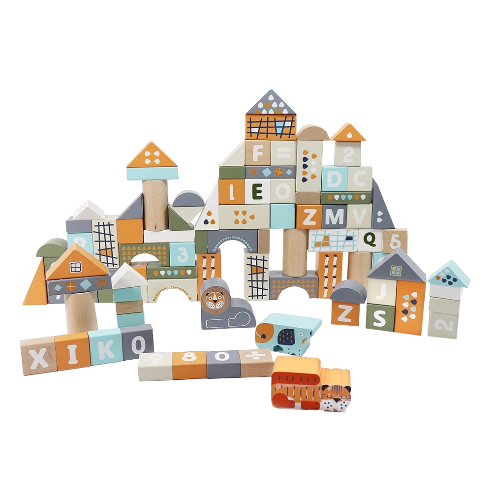 Count & Spell Building Blocks Building Toys Leo & Friends
