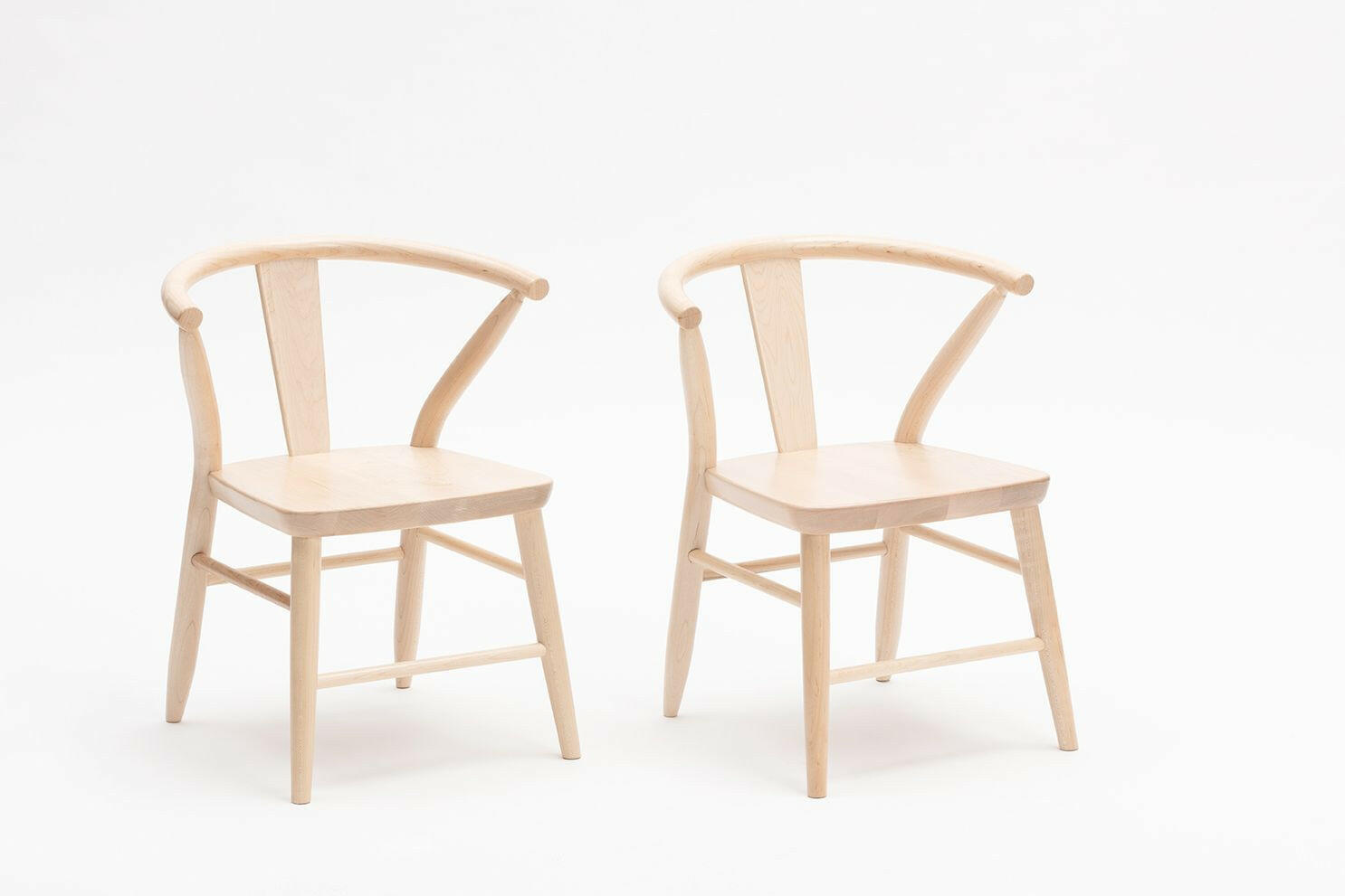 Crescent Chair - Pair - Natural Kids Toys Milton & Goose Natural