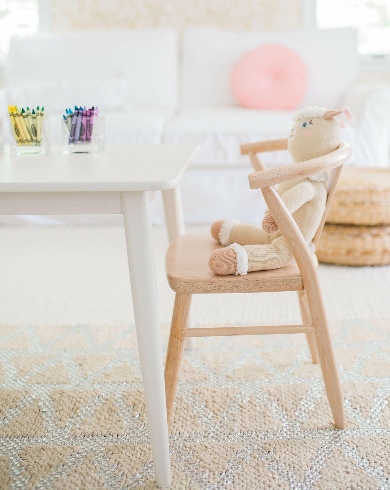Crescent Chair - Pair - Natural Kids Toys Milton & Goose