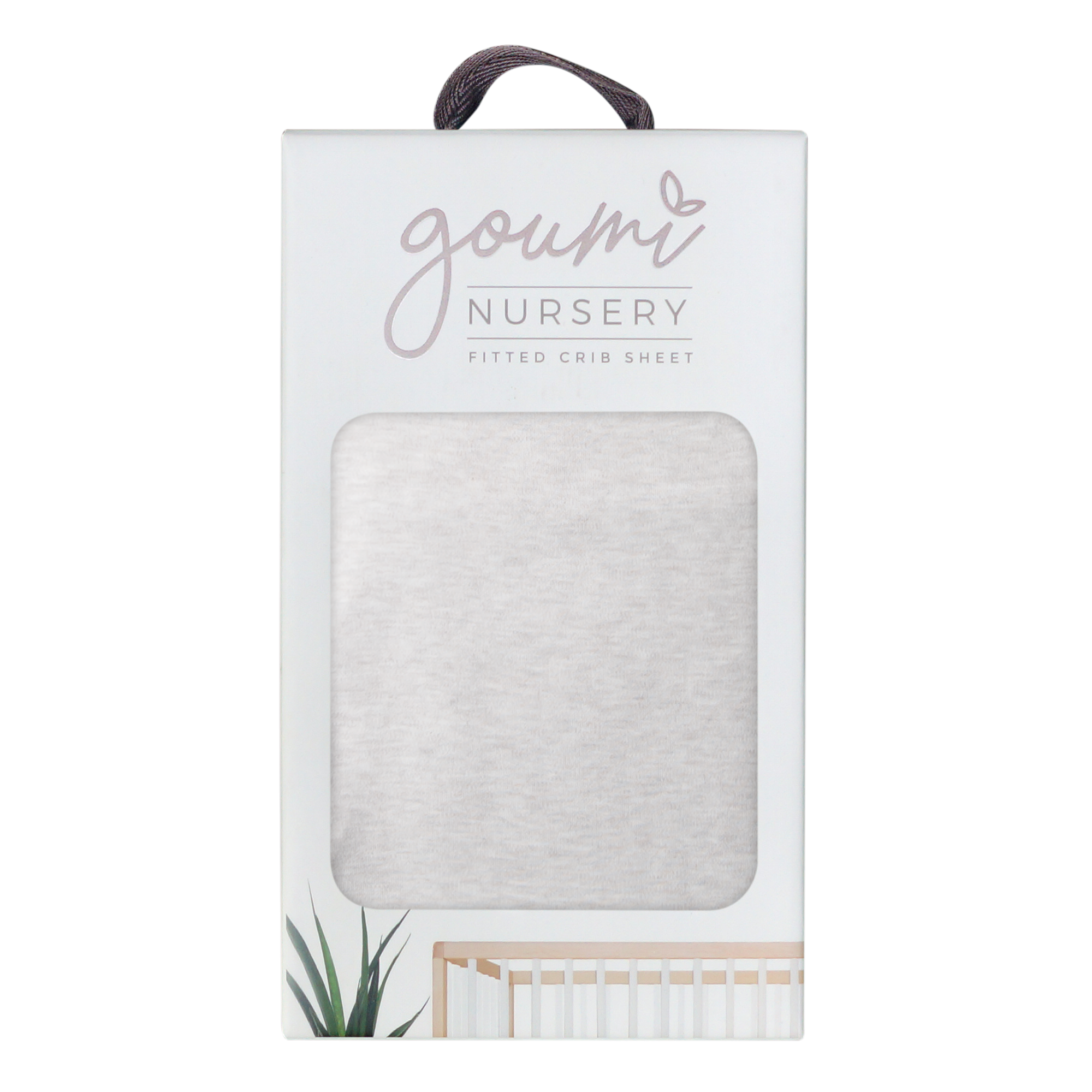 CRIB SHEETS | STORM GRAY crib sheets goumikids