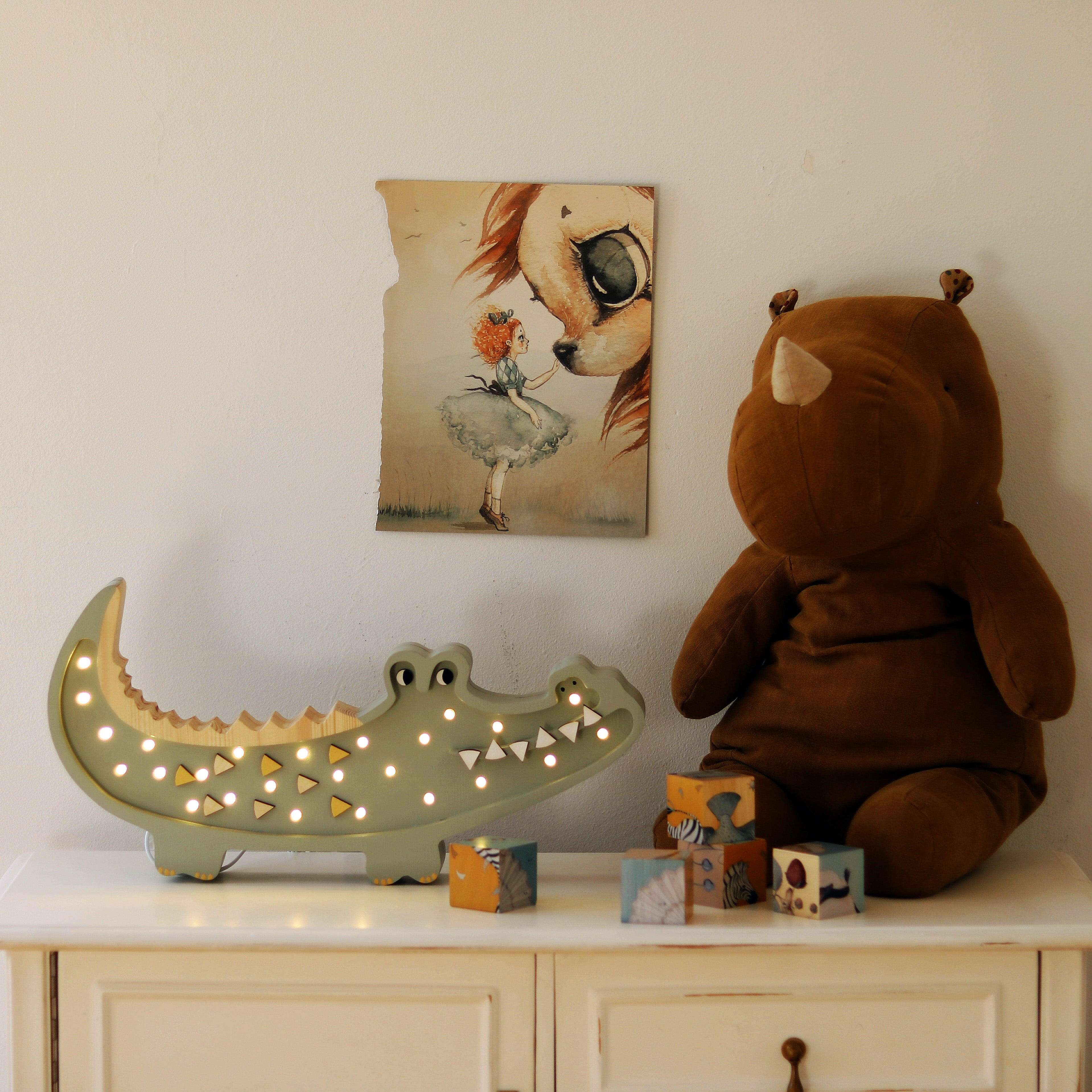 Little Lights Crocodile Lamp Little Lights US