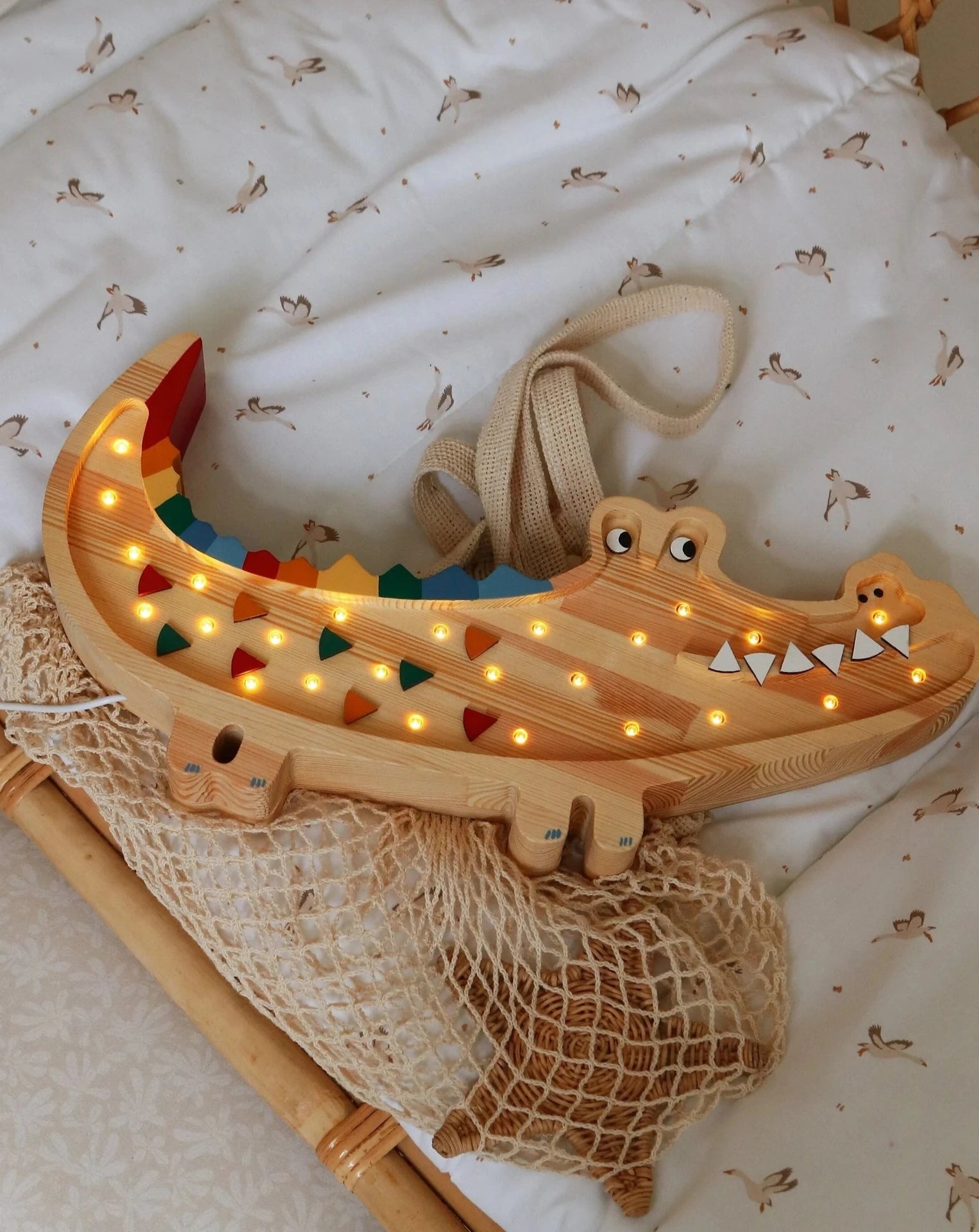 Little Lights Crocodile Lamp Lighting Little Lights