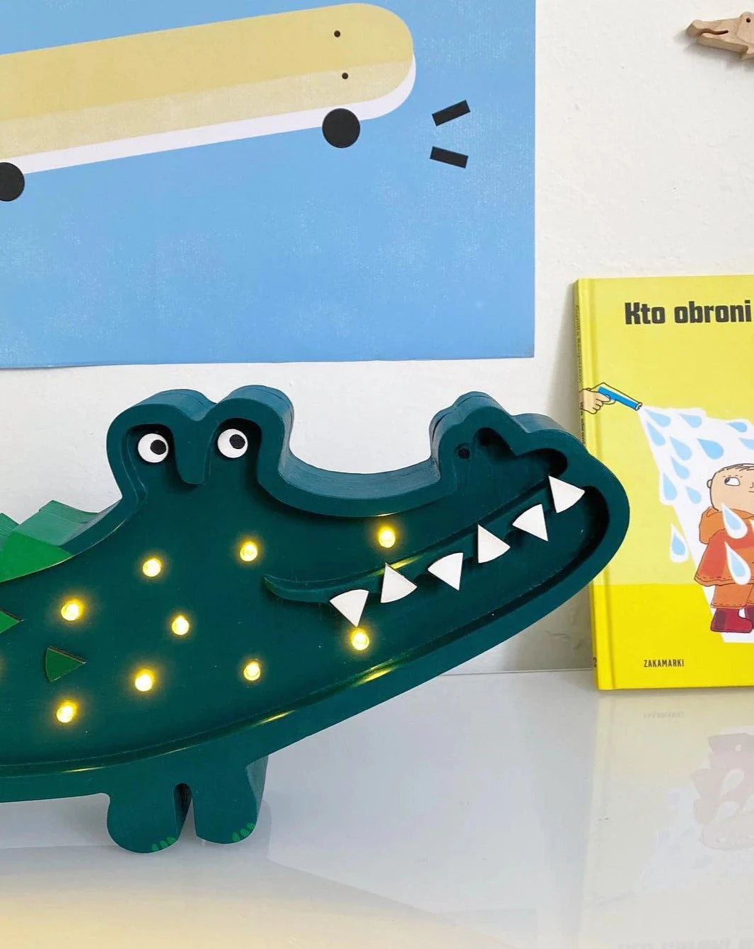 Little Lights Crocodile Lamp Lighting Little Lights