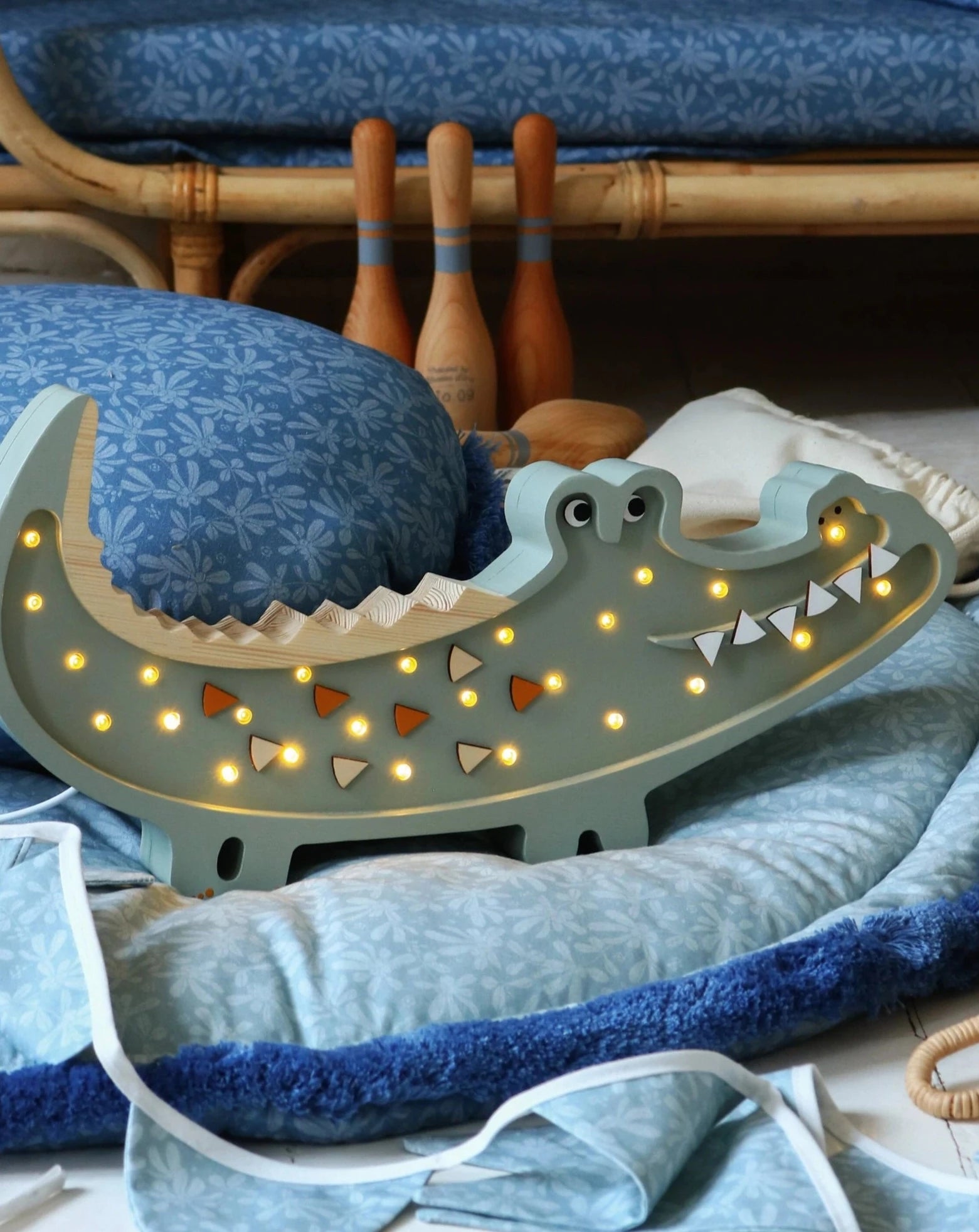 Little Lights Crocodile Lamp Lighting Little Lights