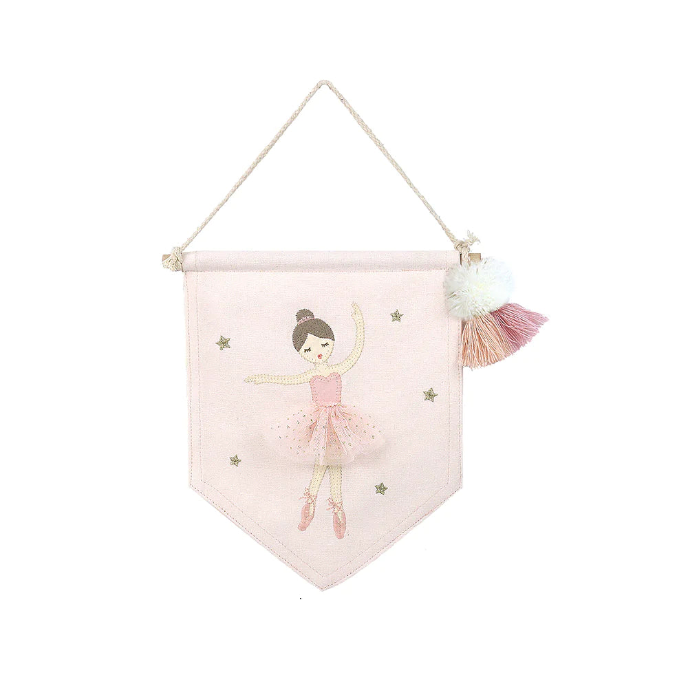 BALLERINA WALL BANNER Home Decor MON AMI