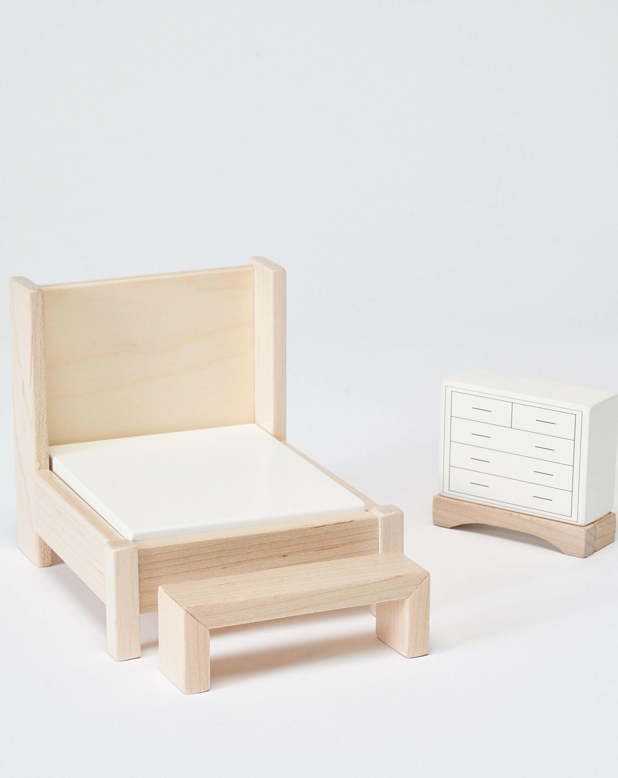 Bedroom Dollhouse Furniture Set Doll Accessories Milton & Goose