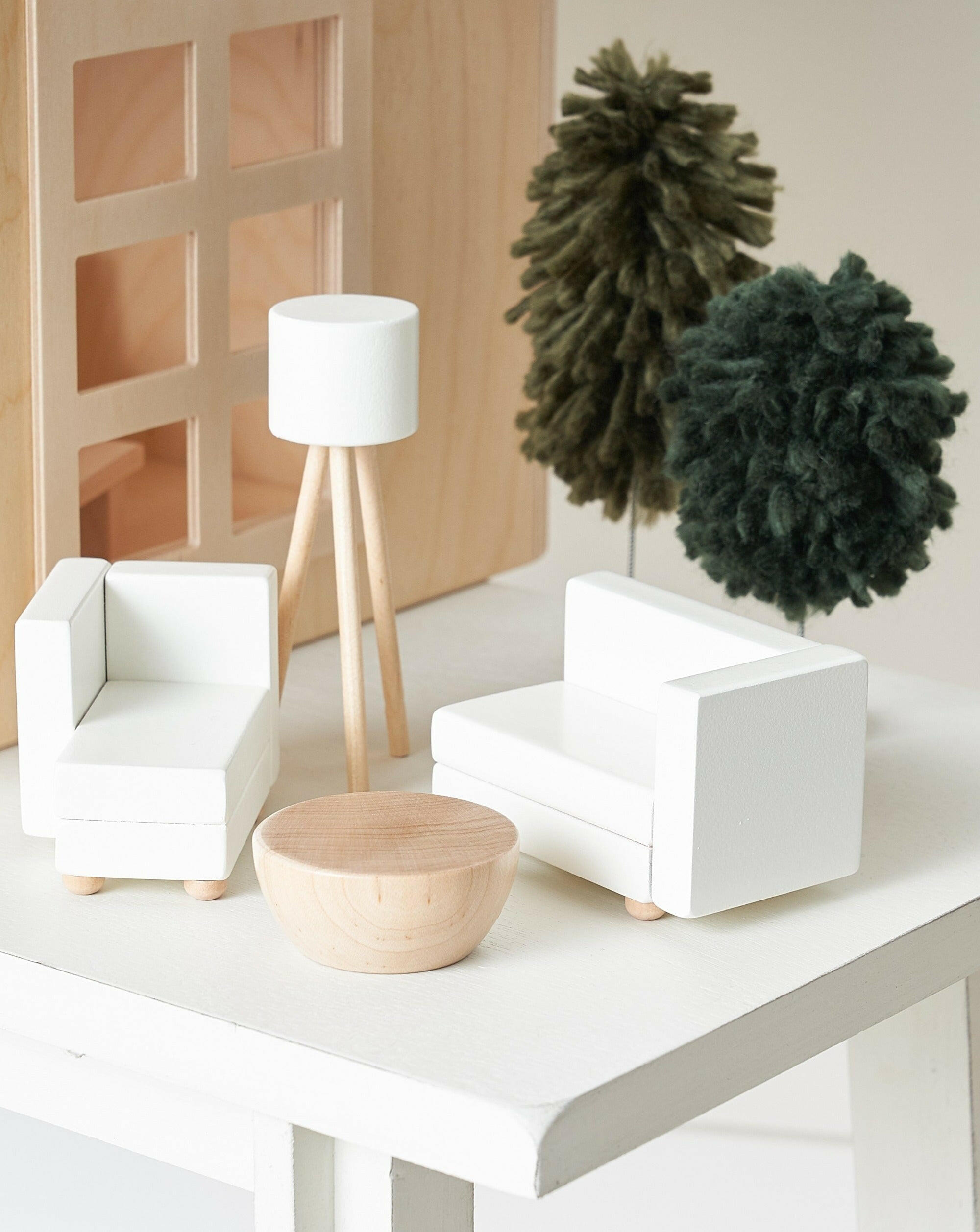 Living Room Dollhouse Furniture Set