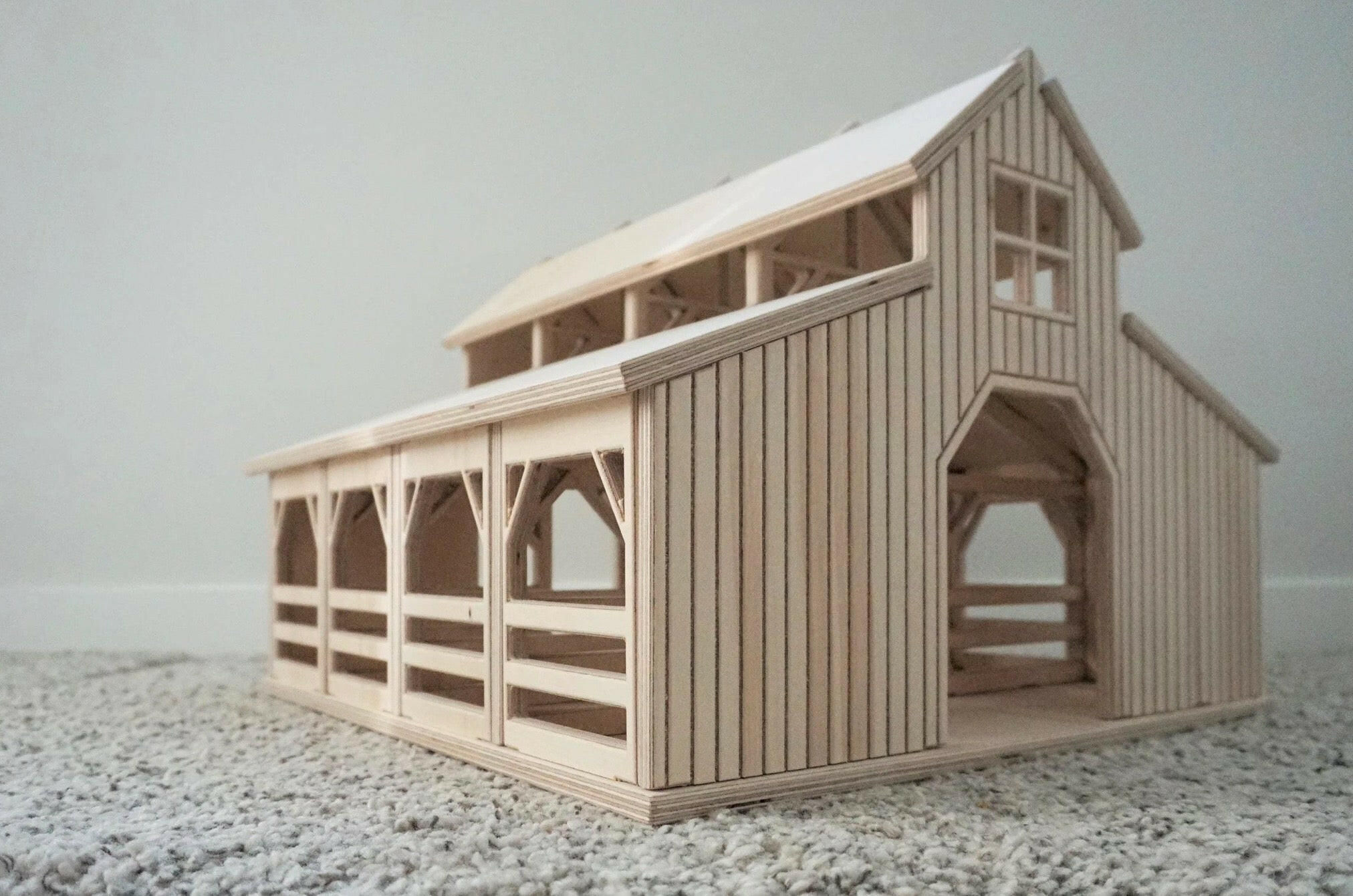 Wooden Southlands Stable Dollhouses Conifer Toys