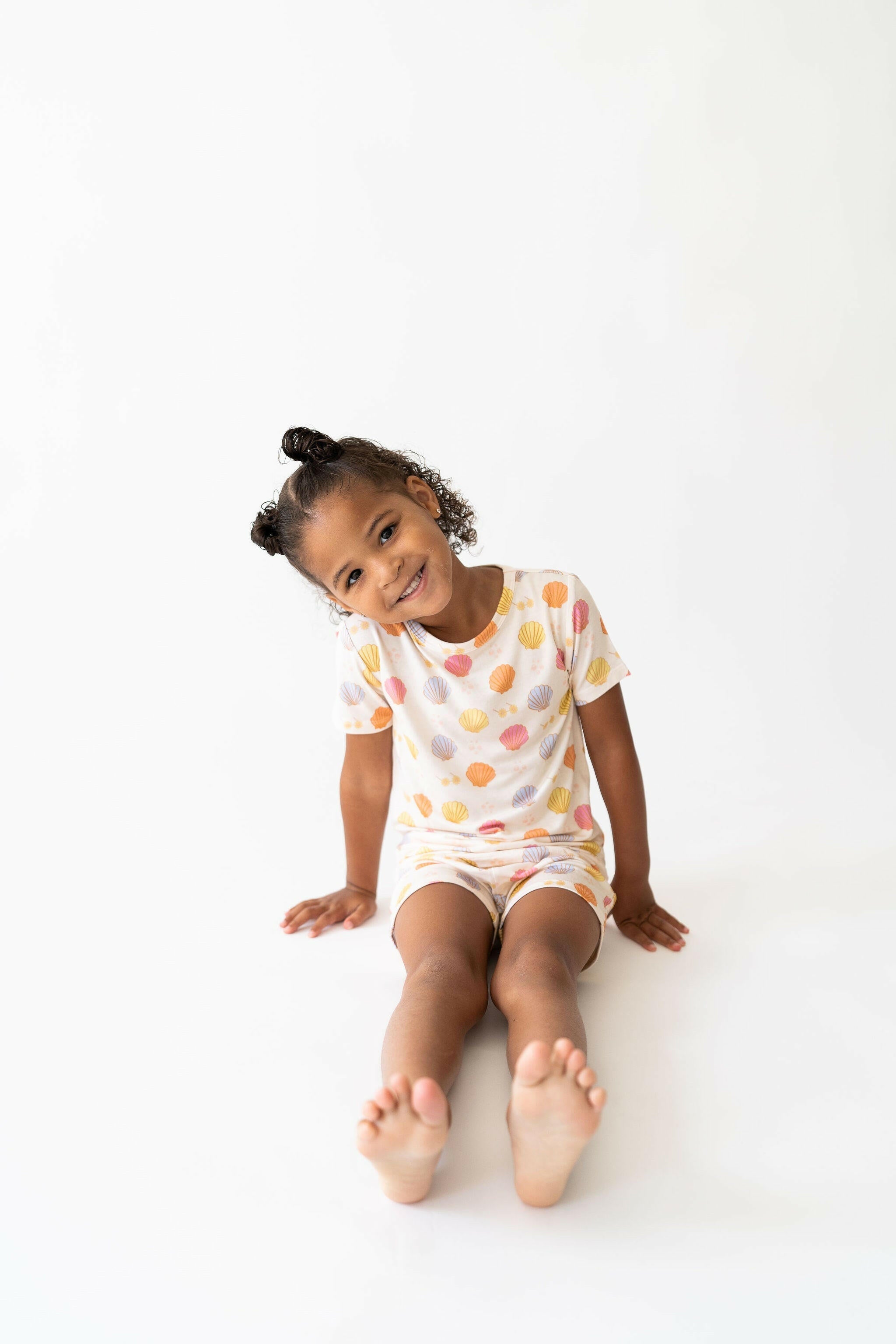Seashell Short Sleeve Two Piece Set In my Jammers
