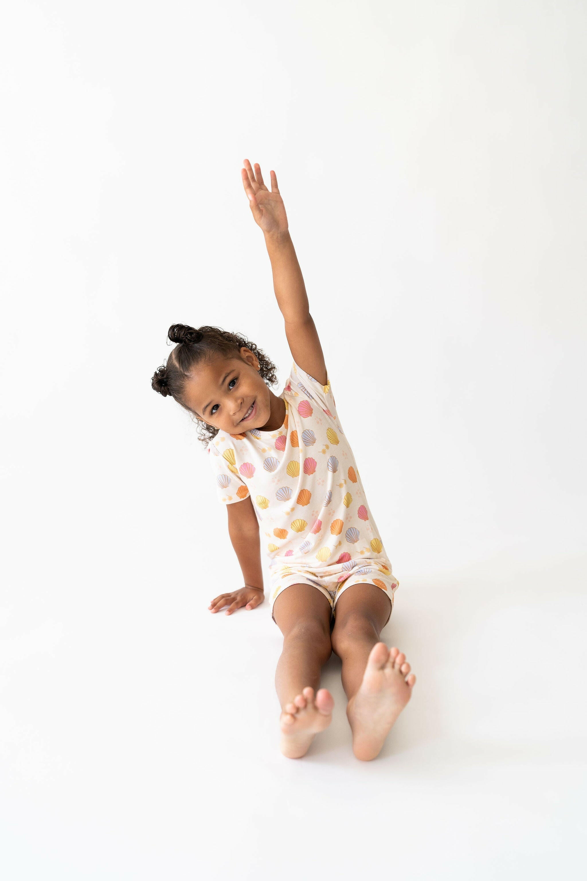 Seashell Short Sleeve Two Piece Set In my Jammers