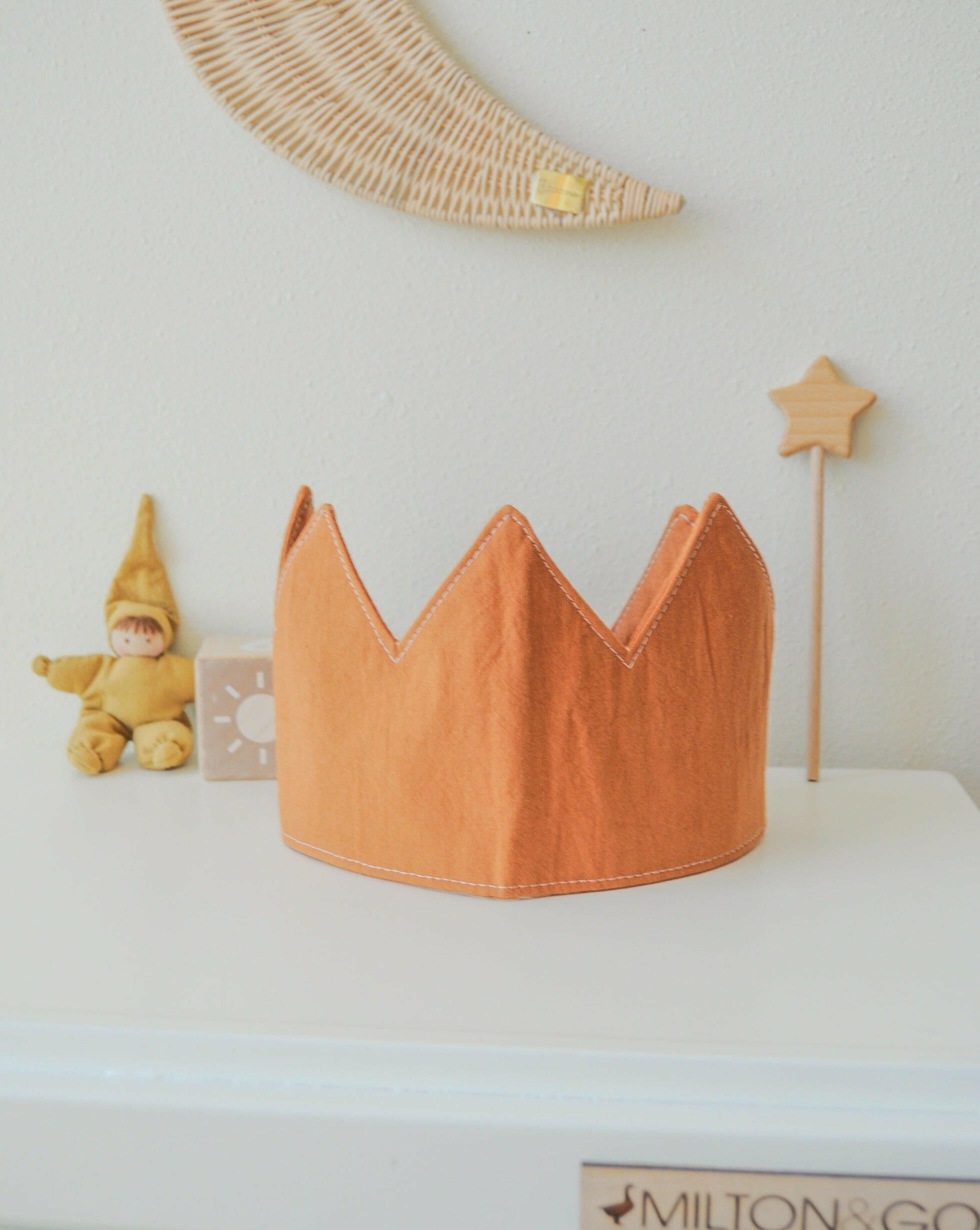 Organic Crown Costume Hats Little Wonder & Co.