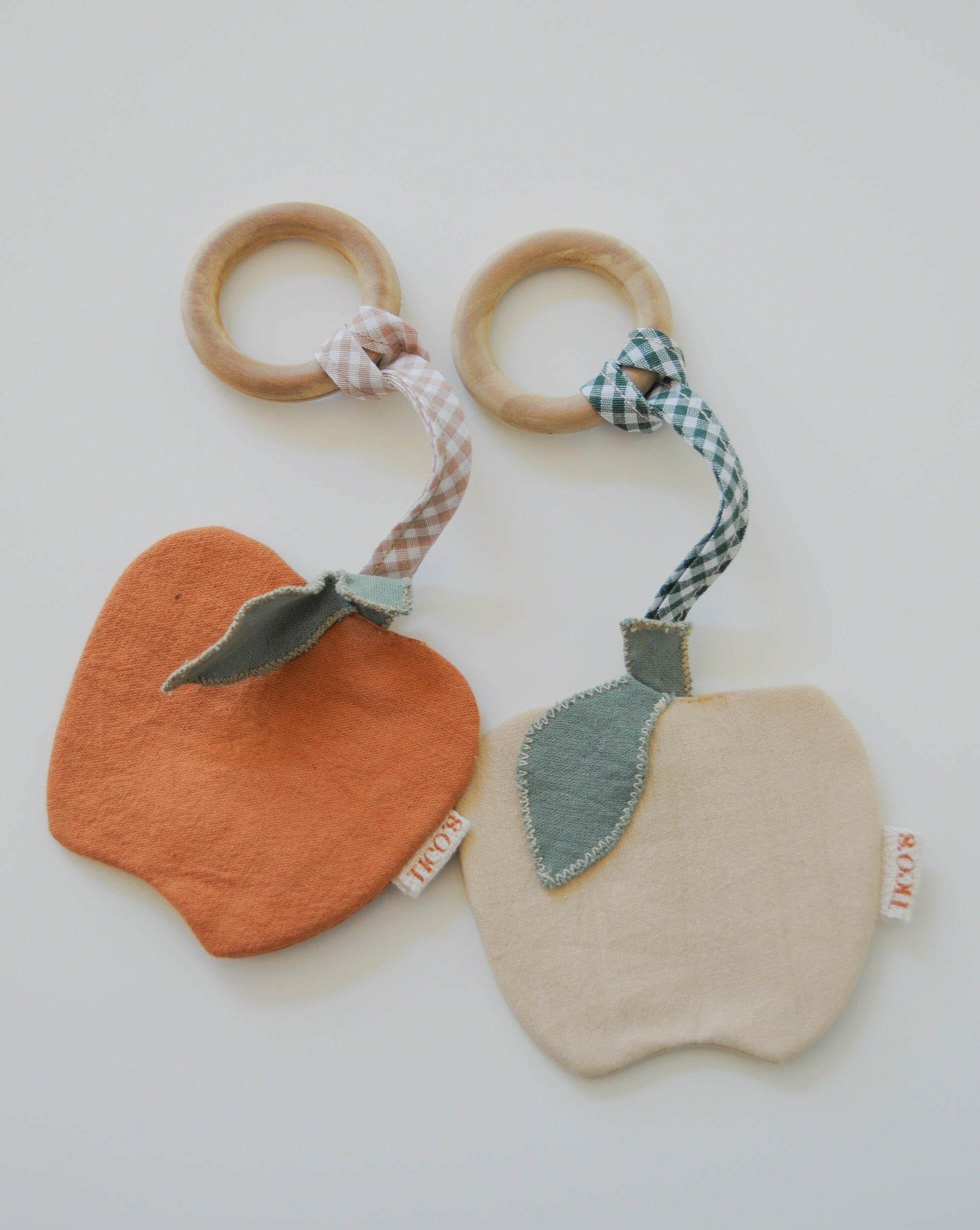 Organic Textured Apple Teether Baby Essentials Little Wonder & Co.