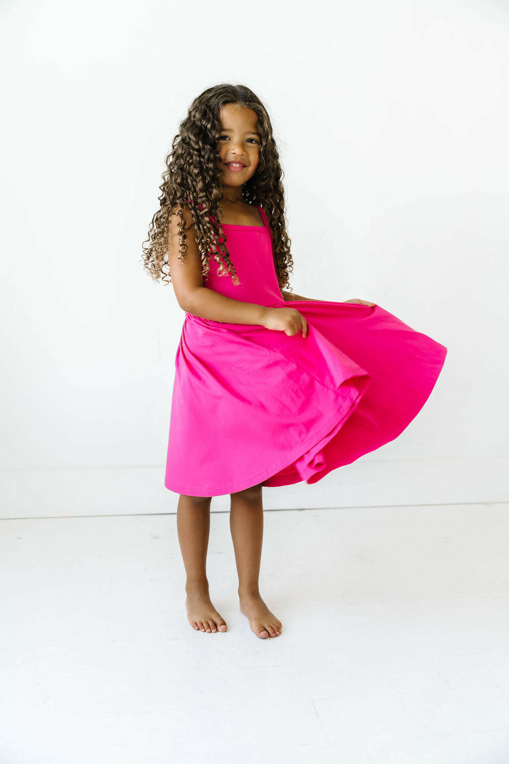 Camila Dress in Delphinium dress Ollie Jay