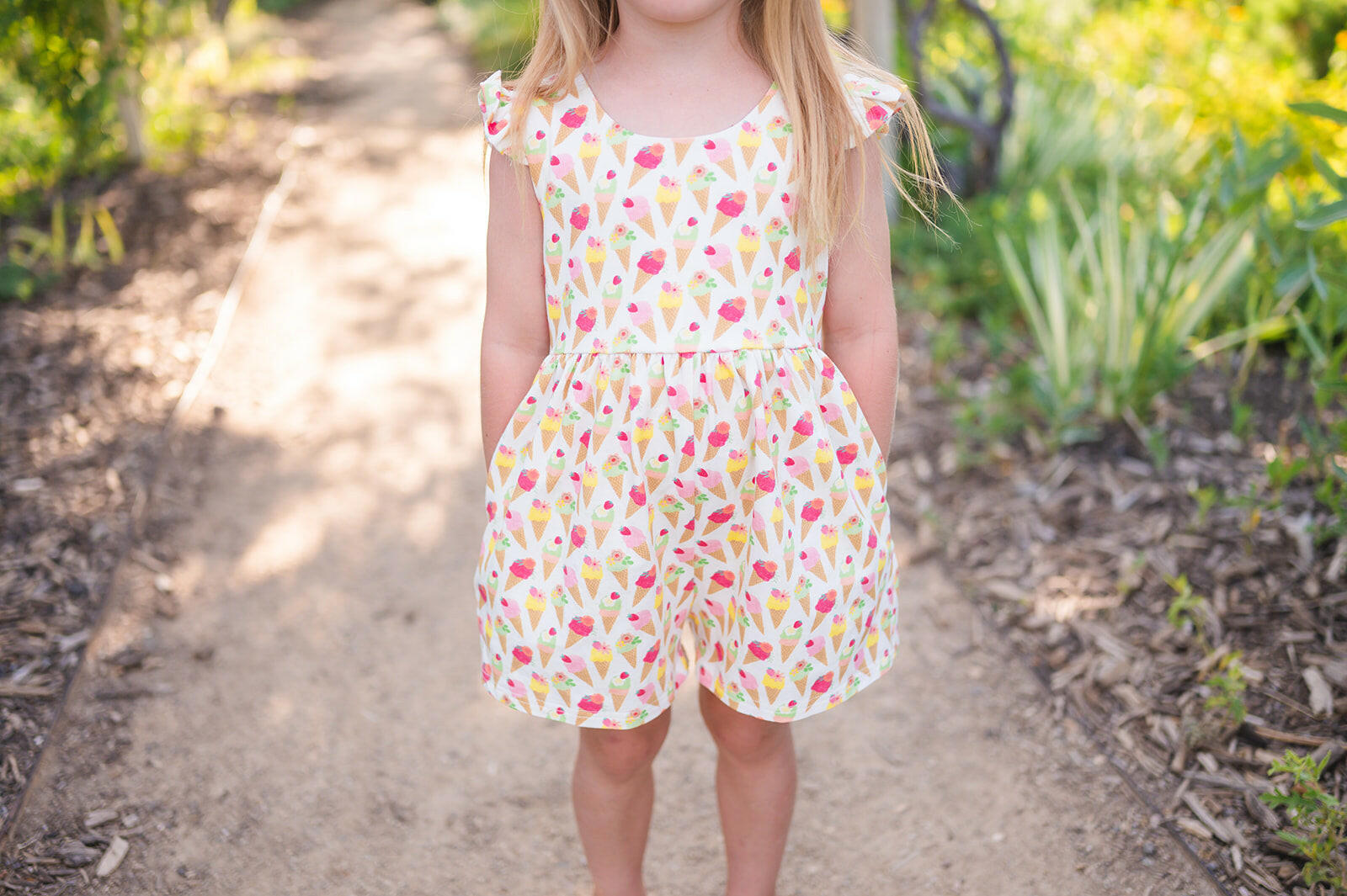Macie Romper in Ice Cream Scoop Ollie Jay