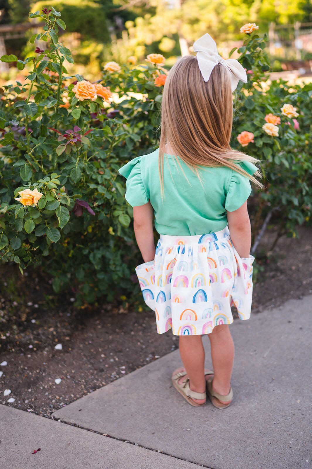 Flutter Tee in Sea Green Ollie Jay