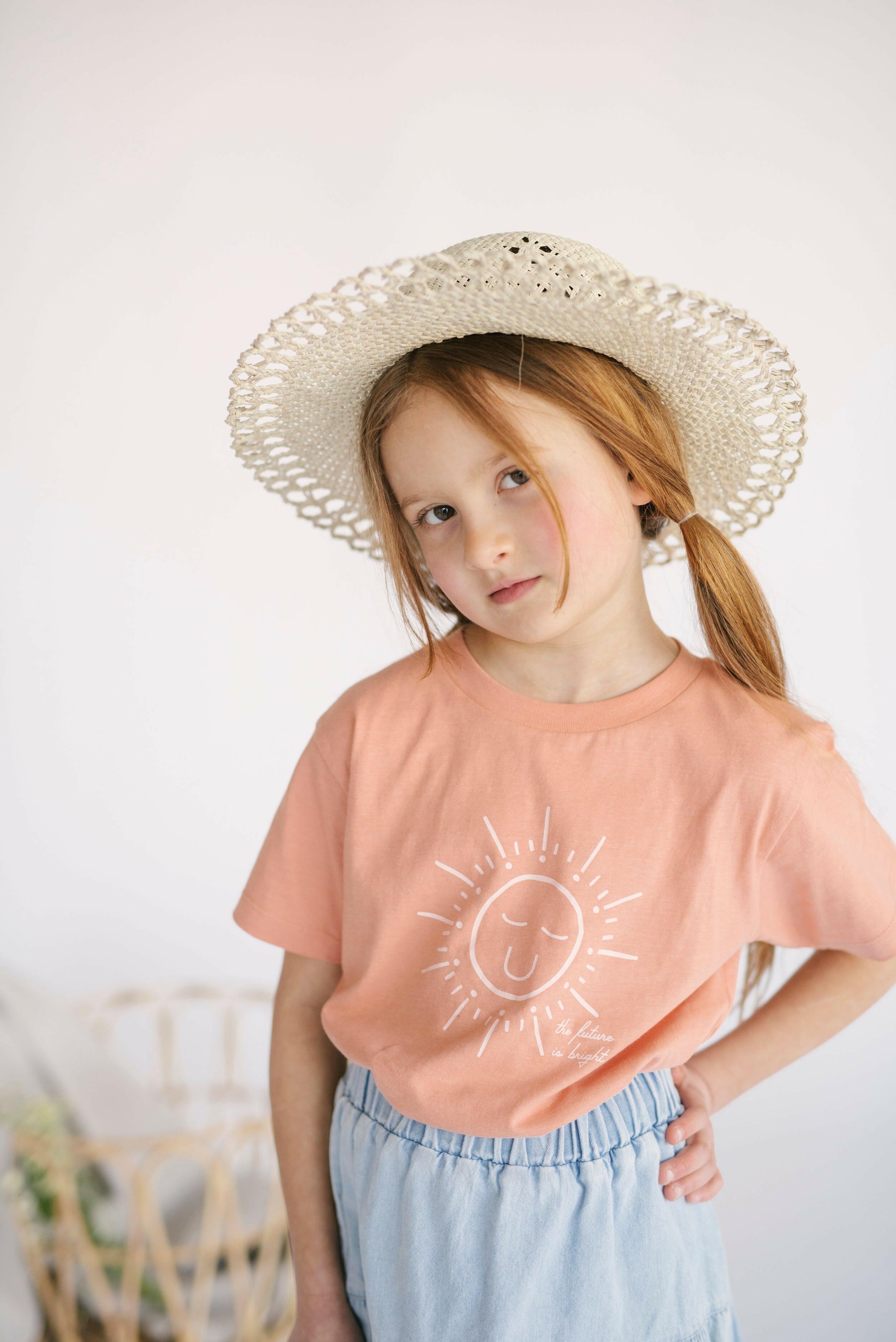 Future is Bright Kid’s Graphic T-Shirt Kids Polished Prints