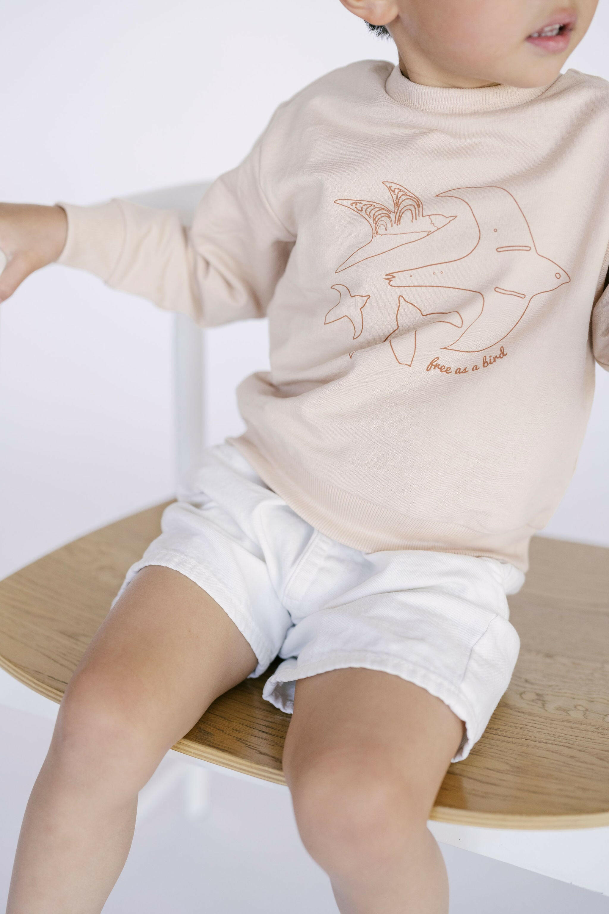 Free as a Bird Kid's Pullover Kids Polished Prints