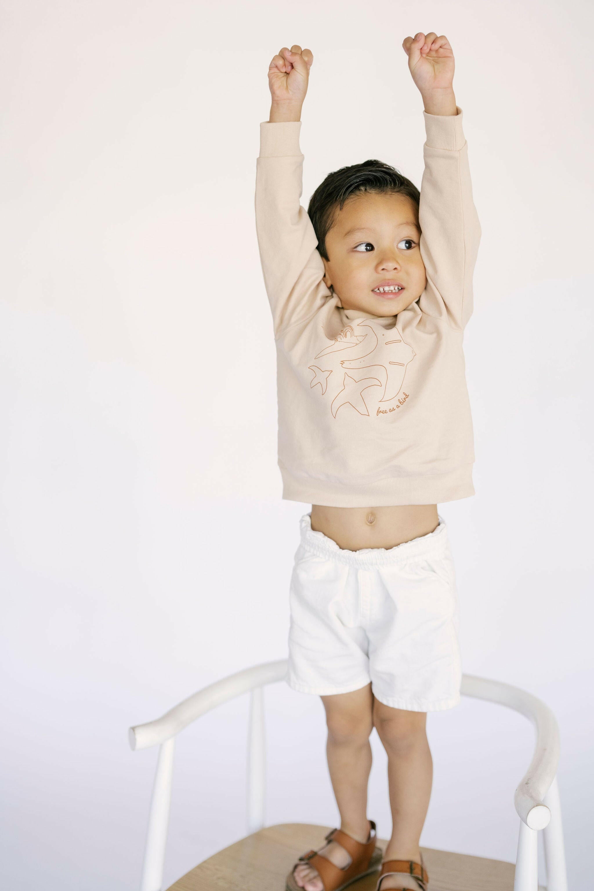 Free as a Bird Kid's Pullover Kids Polished Prints