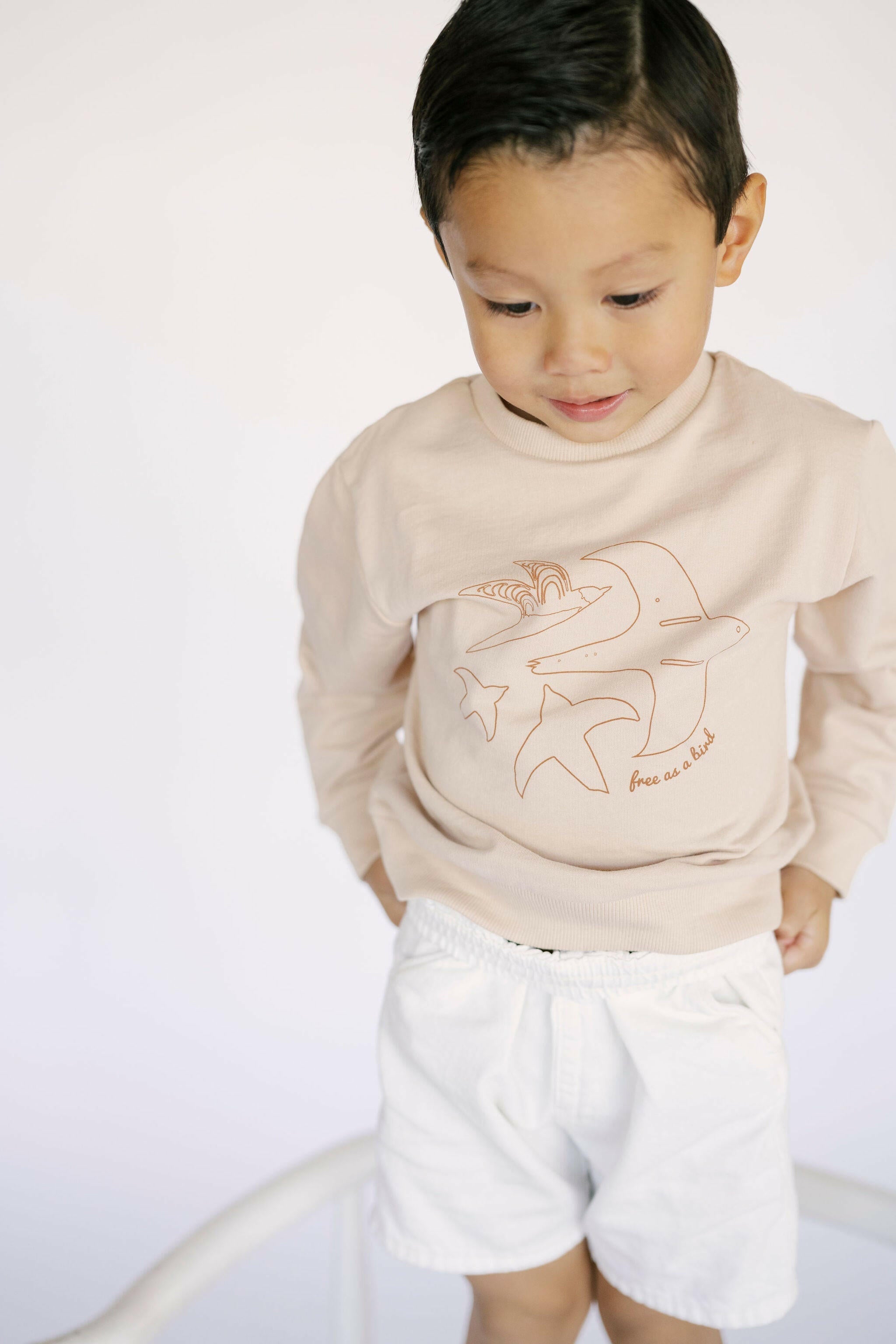 Free as a Bird Kid's Pullover Kids Polished Prints