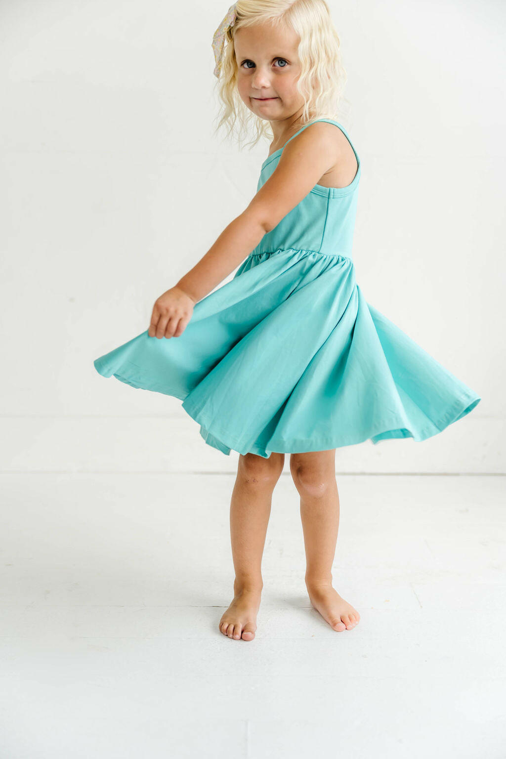 Camila Dress in Waterfall dress Ollie Jay
