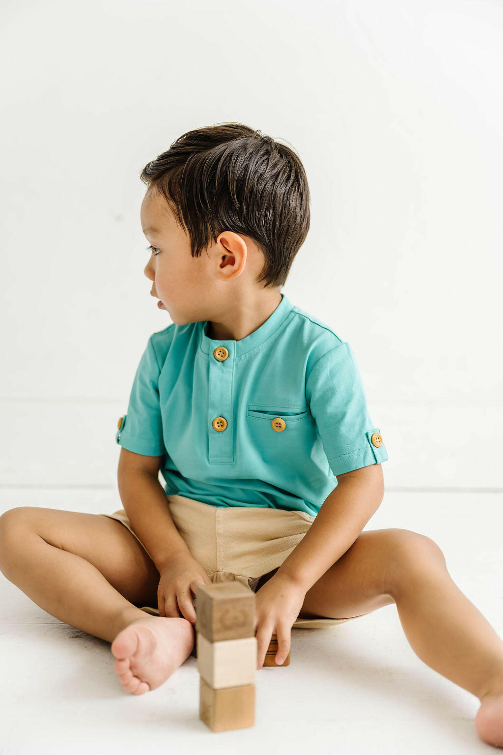 Alex Tee in Waterfall Little Wonder & Co